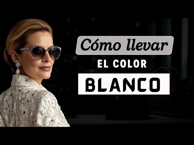  Cómo combinar el color BLANCO en Ropa a los 50 años o más | OUTFITS ELEGANTES 