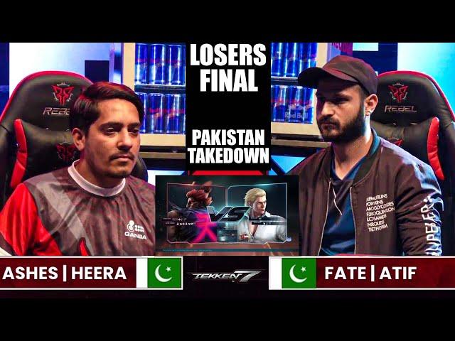 ATIF BUTT (Akuma) vs HEERA MALIK (Steve) LOSERS FINALS | Takedown Pakistan Event 2023- Tekken 7