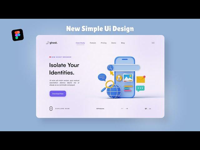 Figma Simple and Modern Website UI Design : UI/UX Tutorial for Beginners