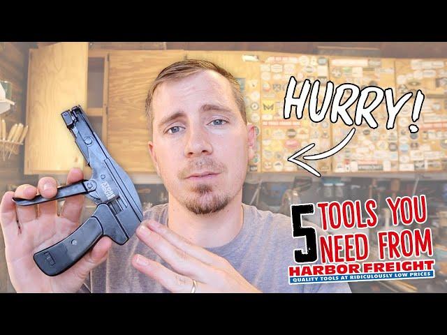 5 Woodworking Tools You Need From Harbor Freight