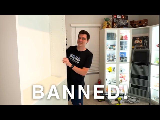 I got BANNED trying to buy LEGO Star Wars sets + NEW SHELVES! (MandR Vlog)