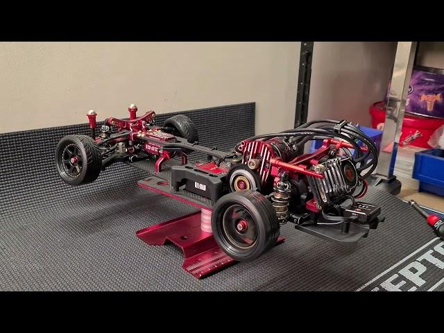 Yokomo YD2 SX3 chassis - Hobbywing XD10 + D10 10.5t Drift combo #yokomo #boost #turbo #drift