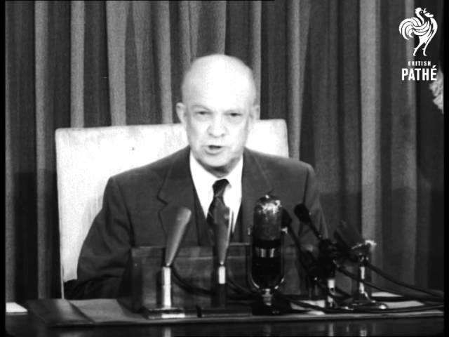 Eisenhower Talks On Korea Armistice In White House (1950)