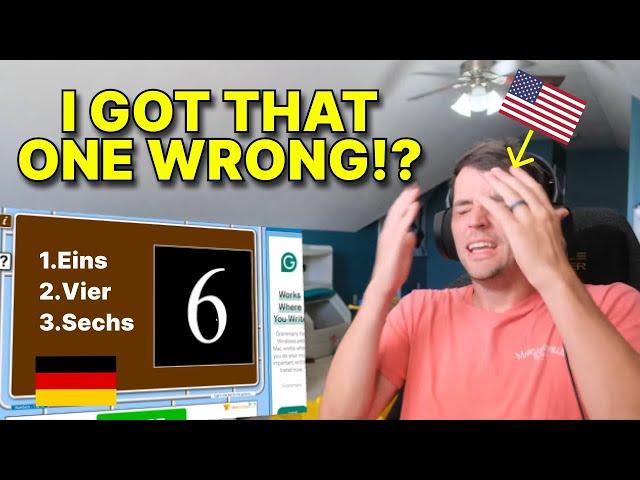 American Fails Basic German Test (but also gets an A+)