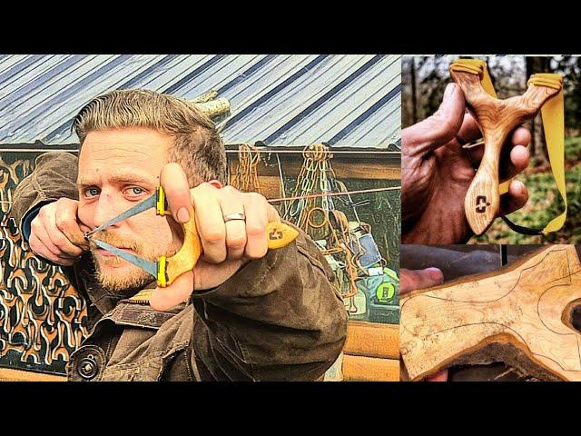 Crafting a Custom Slingshot from Cherry wood: Creative Woodworking