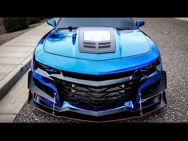 Full Walk around 5th Gen Camaro With 6th Gen conversion ZL1 Bumper