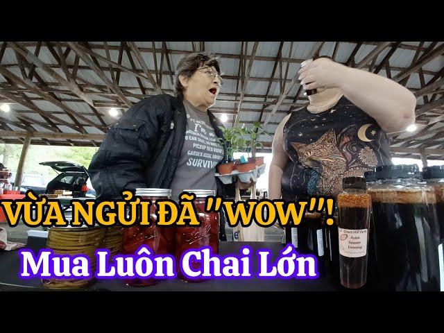 Cuộc Sống Mỹ - Vừa Ngửi Đã “Wow” – Khách Mua Ngay Chai Lớn Nước Sốt Mè Rang Nhà Vợ Việt Chồng Amish