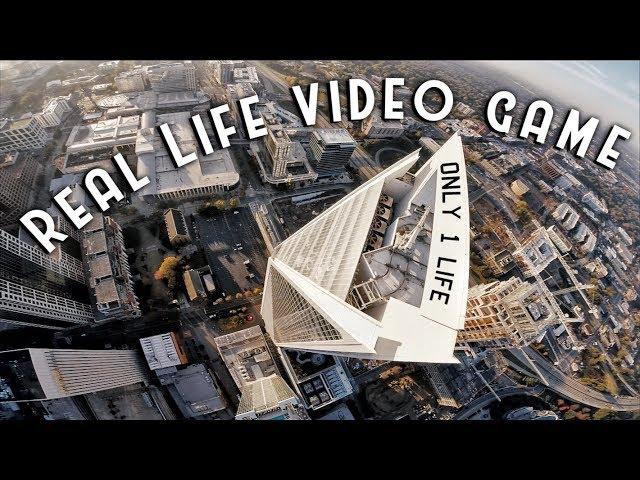 Real Life Video Game (1 LIFE) | RAW City Flight  | FPV Freestyle