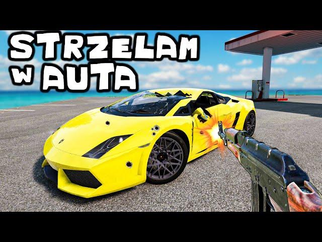 ️ AUTA KONTRA BROŃ PALNA!? | BeamNG Drive |