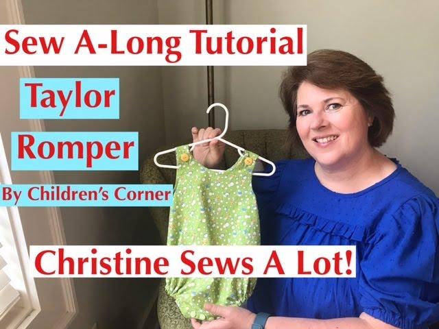 Taylor Pattern from Children's Corner: Baby Romper Sew A Long - Easy, Cute, and Frugal Sew