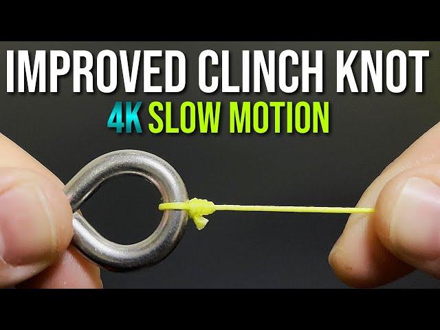 How to Tie an IMPROVED CLINCH KNOT! | "Knot Easy!" Series | Fishing Knot Tutorial