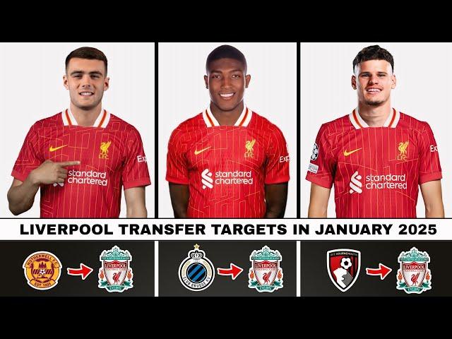 Liverpool All New Confirmed Transfer News & Rumours in January 2025  Arne Slot Transfer Targets