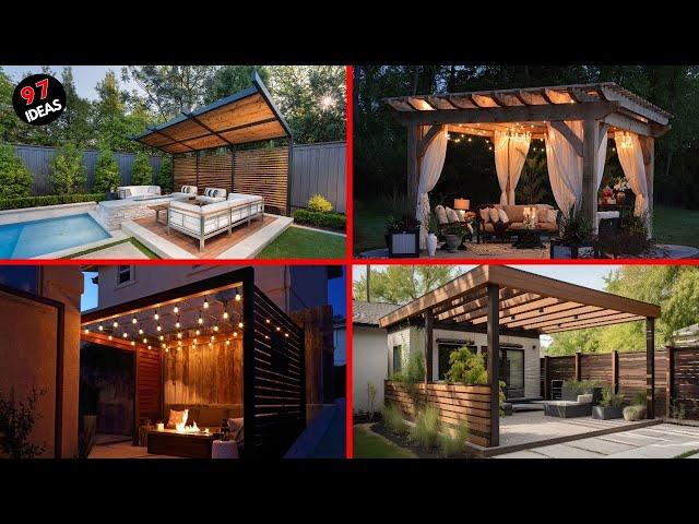 97 Ultra Modern Pergola Designs Ideas for Your Backyard Patio in 2024