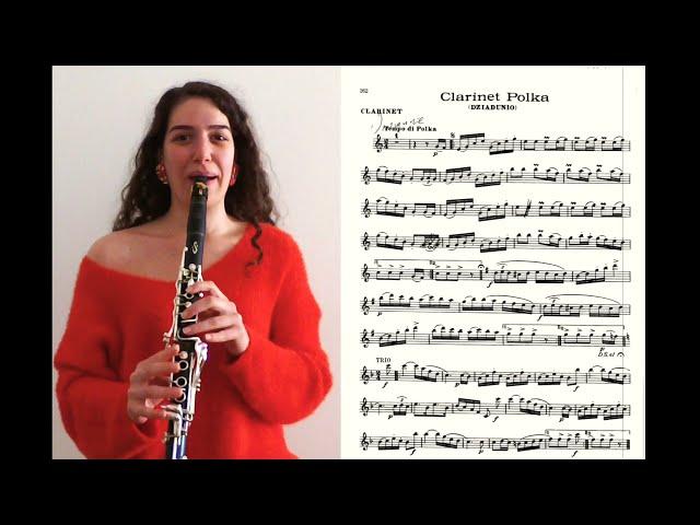 Clarinet Polka (with the score)