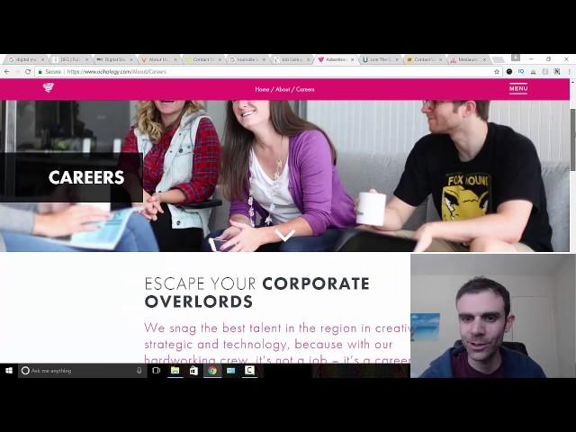 Digital Marketing Career Walkthrough 3 18 17