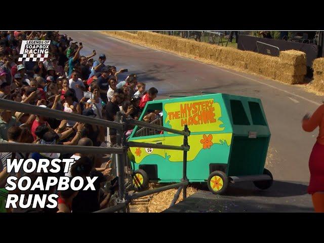 The BEST of the WORST soapbox runs  - The Red Bull Soapbox Race #comedy #fail #redbullsoapboxrace