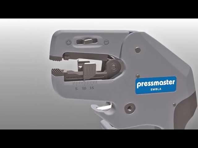 Embla RA, New Ergonomic Cut and Strip tool, from Pressmaster AB