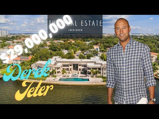 Derek Jeter Mega Mansion | House Tour |"The Real Estate Insider"