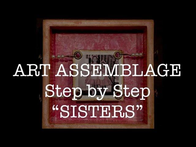 ASSEMBLAGE ART - step by step - altered box, Etsy