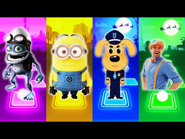 Crazy Frog - Minions - Sheriff Labrador - Blippi - Tiles Hop EDM Rush