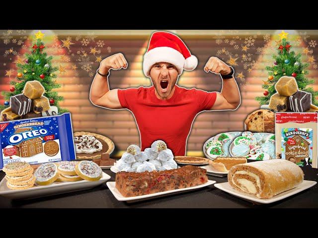 Eating The UNHEALTHIEST Holiday Foods On EARTH!