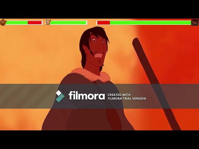 Brother Bear (2003) Lava Field Scene with healthbars