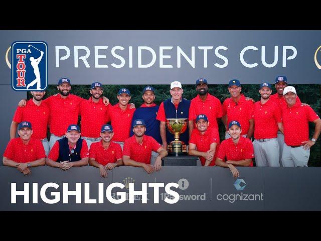 Singles highlights from Presidents Cup | Day 4 | 2024