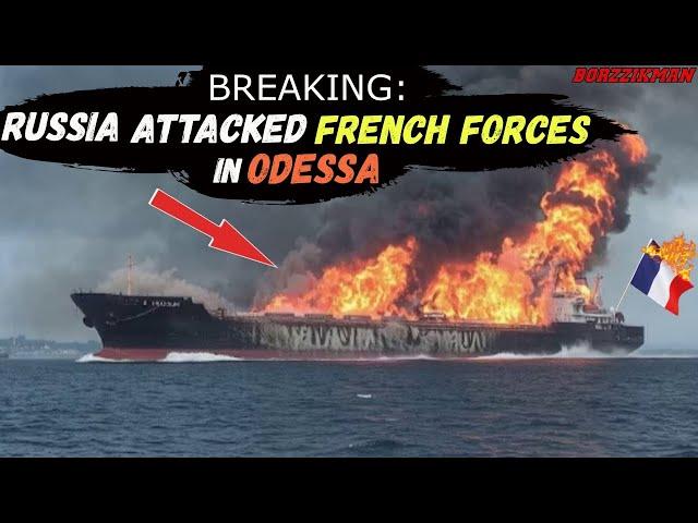 ODESSA on FIRE: Russia Sank a French Vessel with the help of the Latest Classified Unmanned DRONES