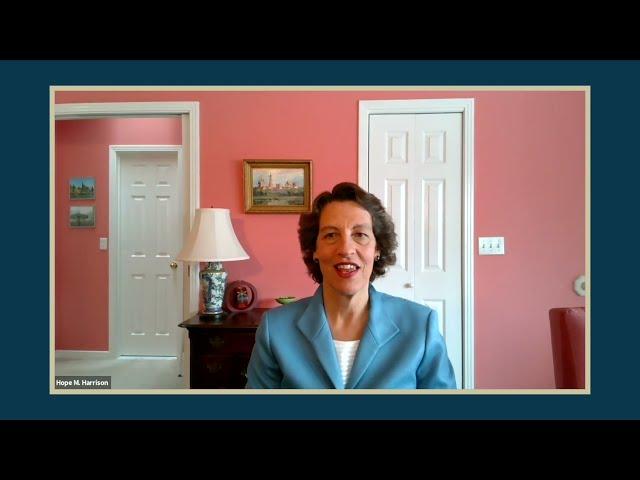 IERES 60th Anniversary - Hope Harrison (IERES Director, 2005-2009)