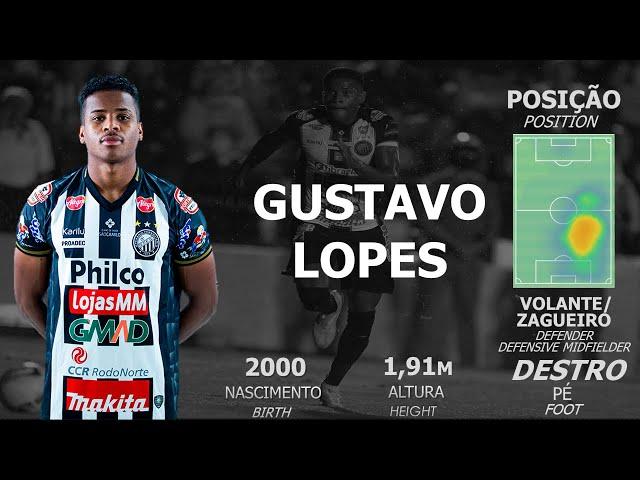 Gustavo Lopes - Volante/Defensive Midfielder e Zagueiro/Defender