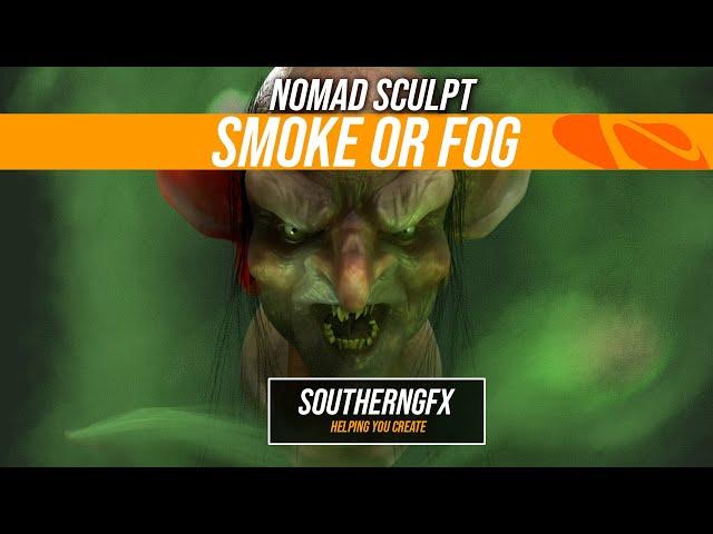 Creating smoke in Nomad Sculpt