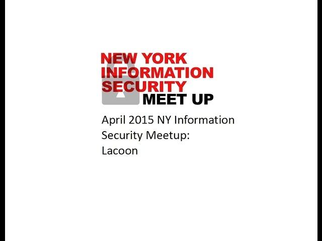 February 2015 NY Info Security Meetup - Lacoon Mobile