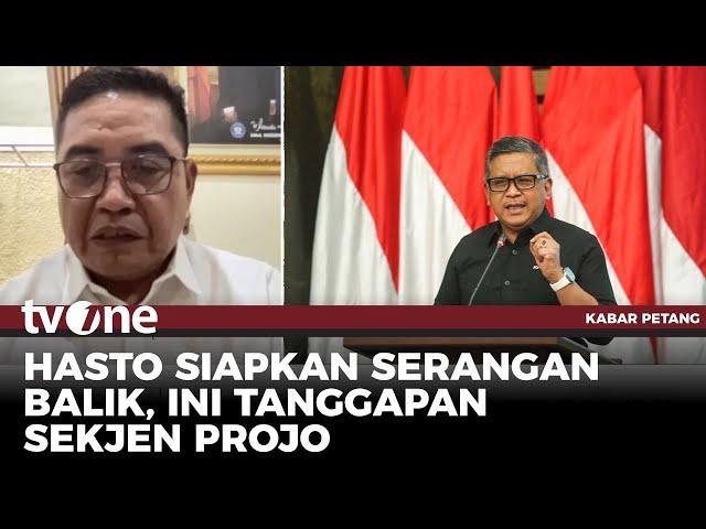 Hasto Bakal Mengumbar Video Skandal Korupsi Pejabat Negara, Jokowi Terseret? | Kabar Petang tvOne