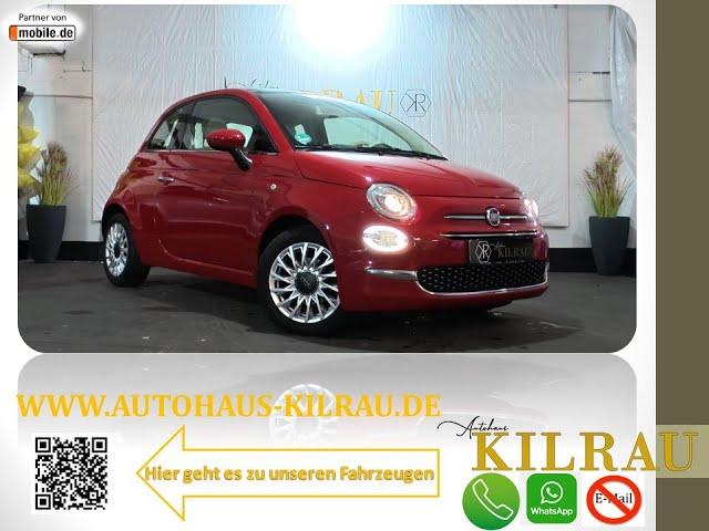 Fiat 500 Lounge mit Panorama & Digital-Tacho: Stilvoll, Scheckheftgepflegt & in Top-Zustand! #Kilrau