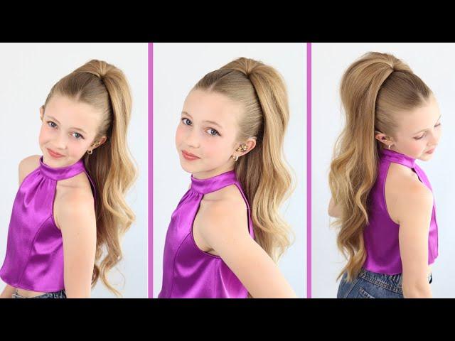 Simple Half Up Half Down HairStyle Tutorial 2023!