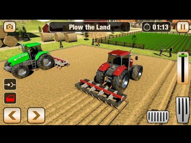 Tracotar farming new geme video khet jotne vala