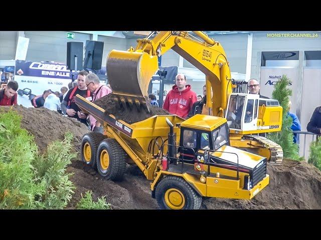 RC EXTREME! Stunning excavators and dump trucks in HUGE 1:8 scale!