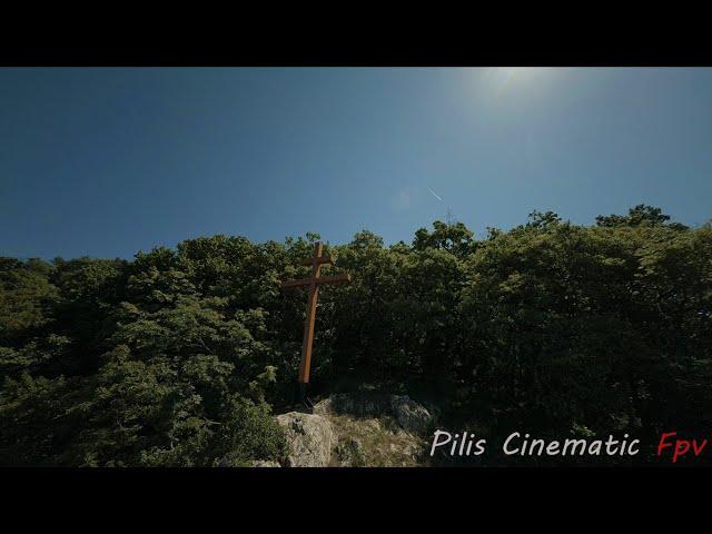 Pilis Mountain Cinematic FPV ( Pilis Barlang kilátó és kereszt a hegyen )