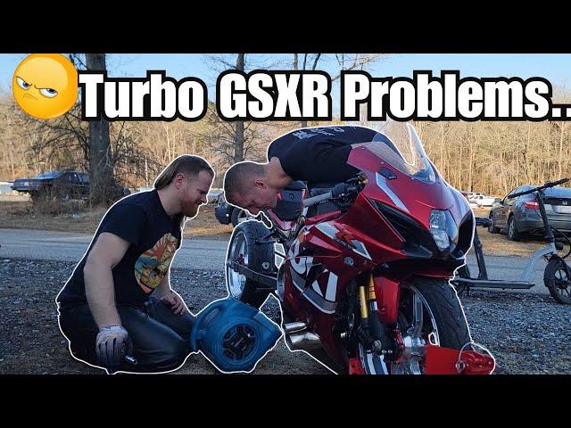 First Day out testing BOLT ON TURBO KIT GSXR 1000