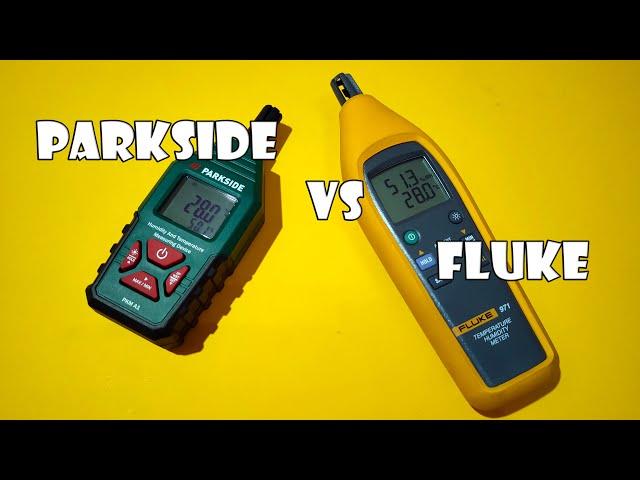 Parkside vs Fluke Temperature and Humidity Meter - PKM A1