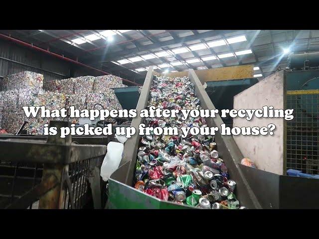 What happens at a Material Recovery Facility (MRF)?