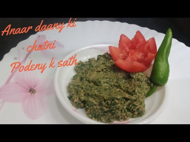 Anaar dana chatni ki recipe By Saima Bashir Chauhan 