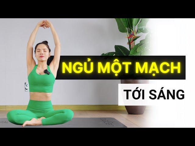 Yoga chữa Mất Ngủ giúp thư giãn Ngủ Sâu | Hoàng Uyên