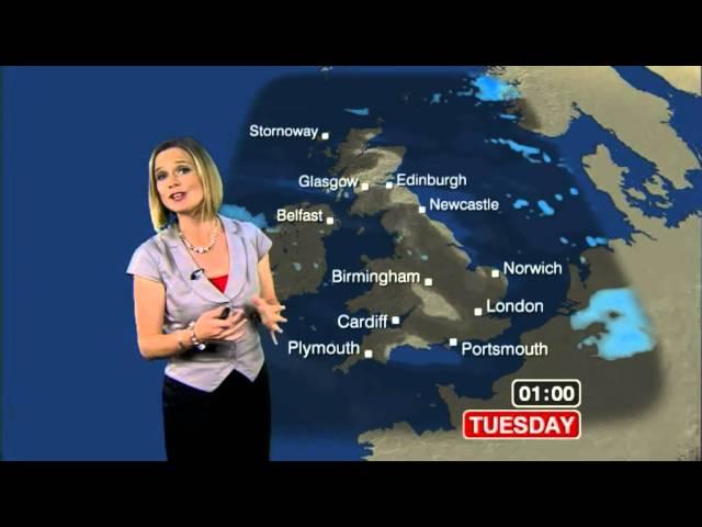 SARAH KEITH-LUCAS  - BBC WEATHER  16 JULY2012.