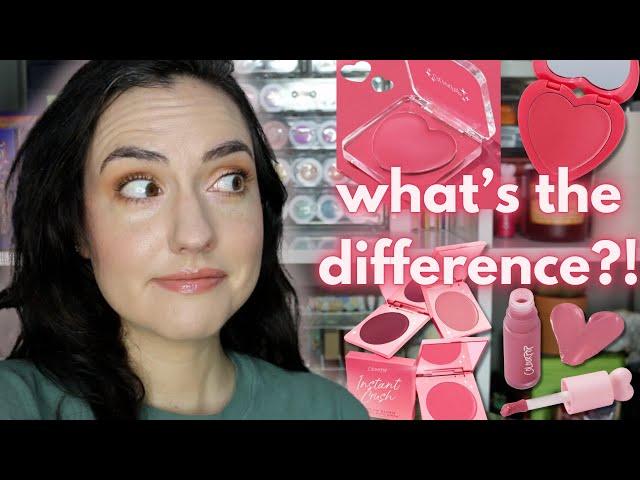 NEW SHADES ColourPop Instant Crush Lip + Cheek Tint | Close Ups & Comparisons