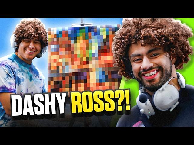 WE TRIED PAINTING WITH BOB ROSS