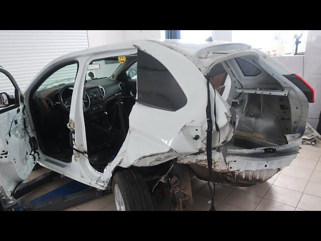 Жёсткое ДТП Лады XRAY и Nissan X-trail. Что стало с кузовом Лады?!