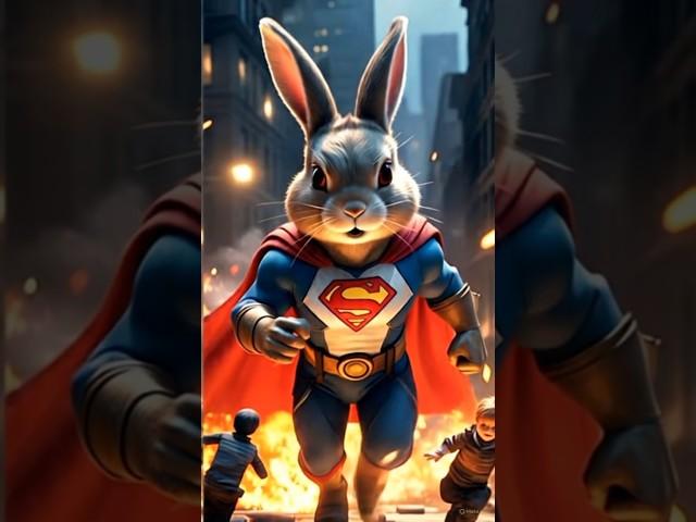 beautiful cute rabbit    #baby #cat #funny #cartoon #ai #shorts