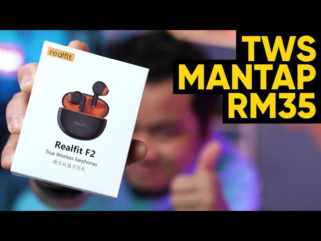 TWS RM35 Tapi Kualiti Setanding Yang Mahal - Review realfit F2