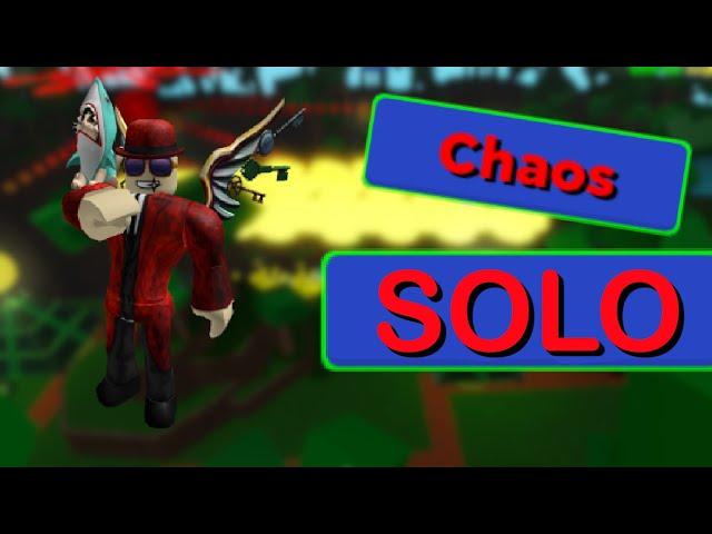 My Chaos Solo Strategy! | Cube Defense Roblox